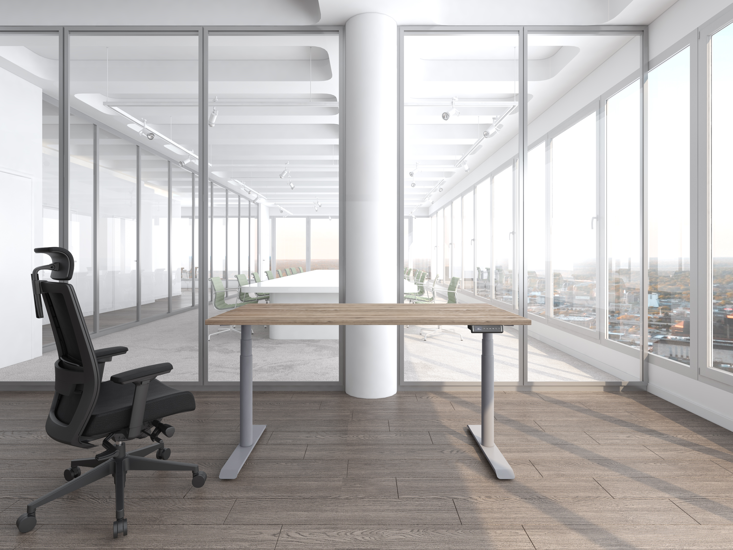 Ring Aluminium frame with logan tabletop