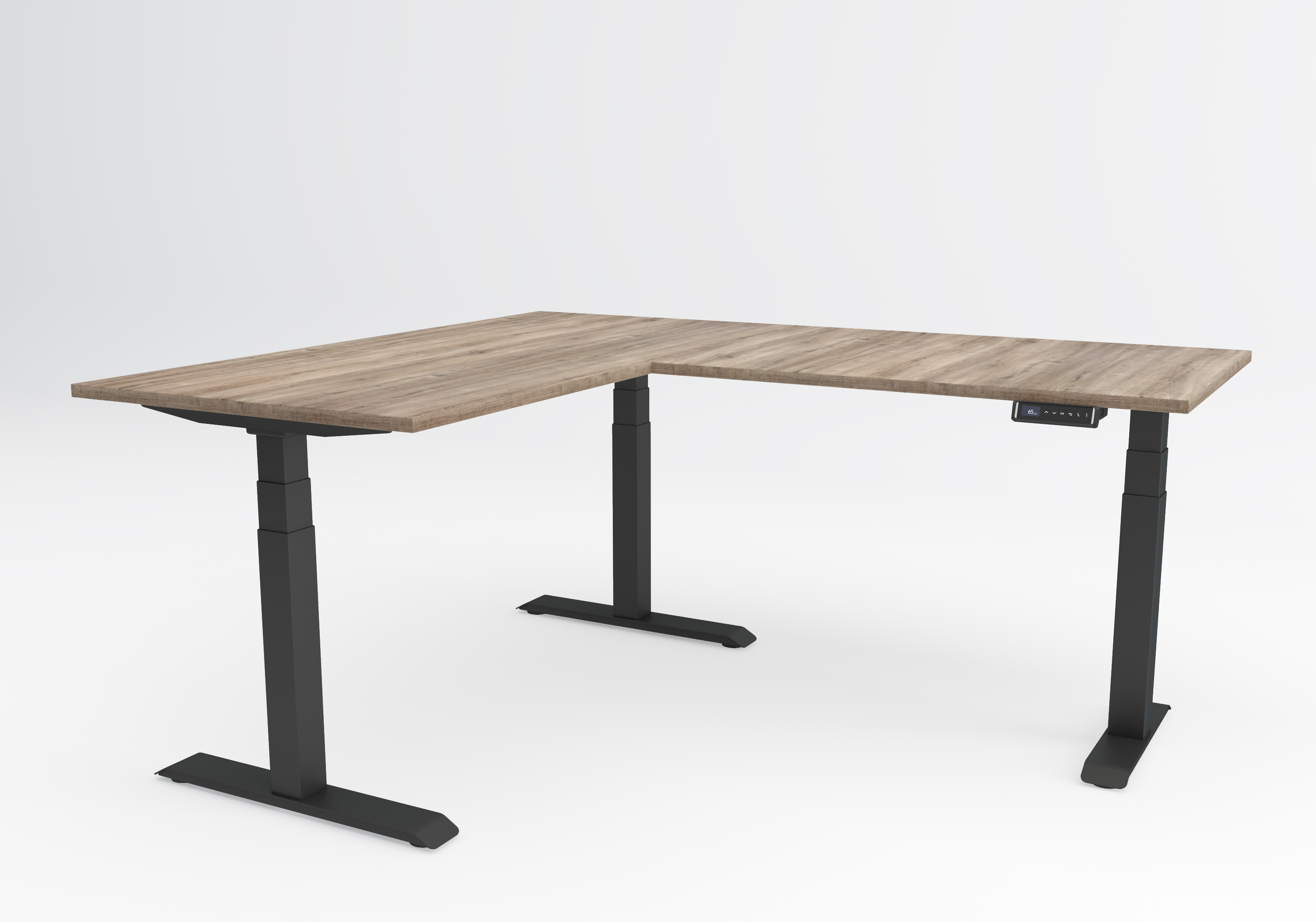 Twist Black frame with logan tabletop