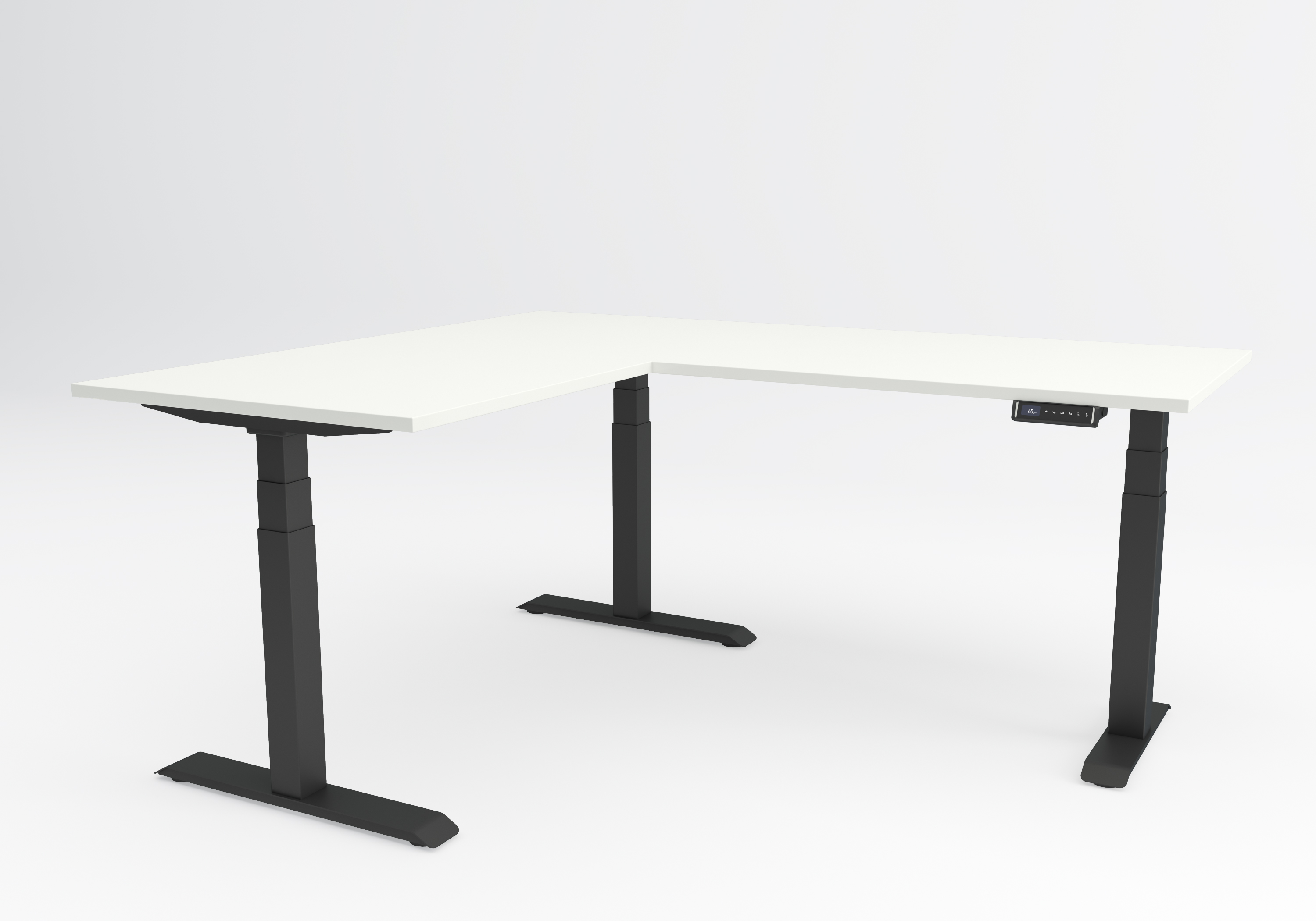 Twist Black frame with white tabletop