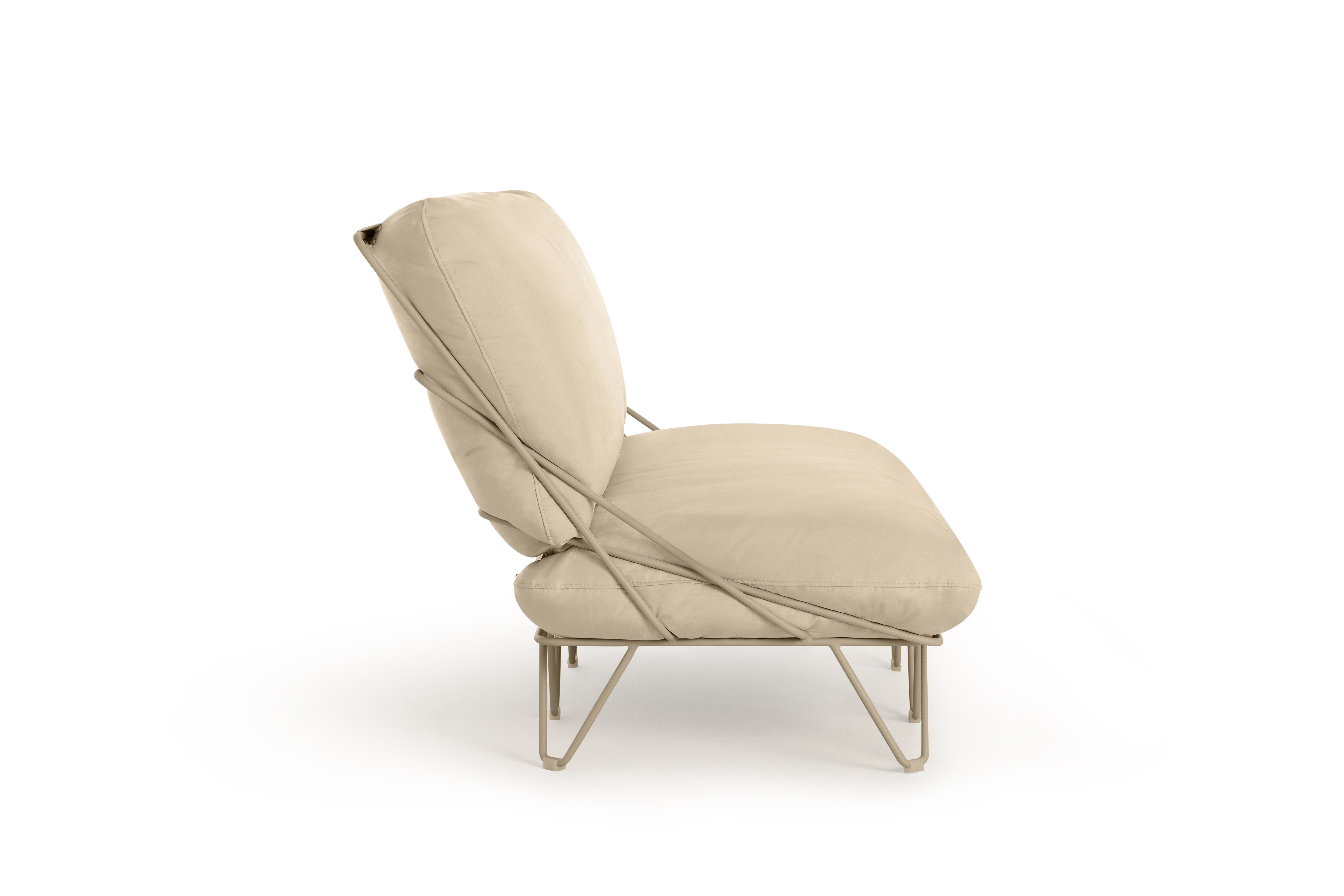 Valentina 2 seat sofa profile plain sand