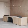 Modular wood desk