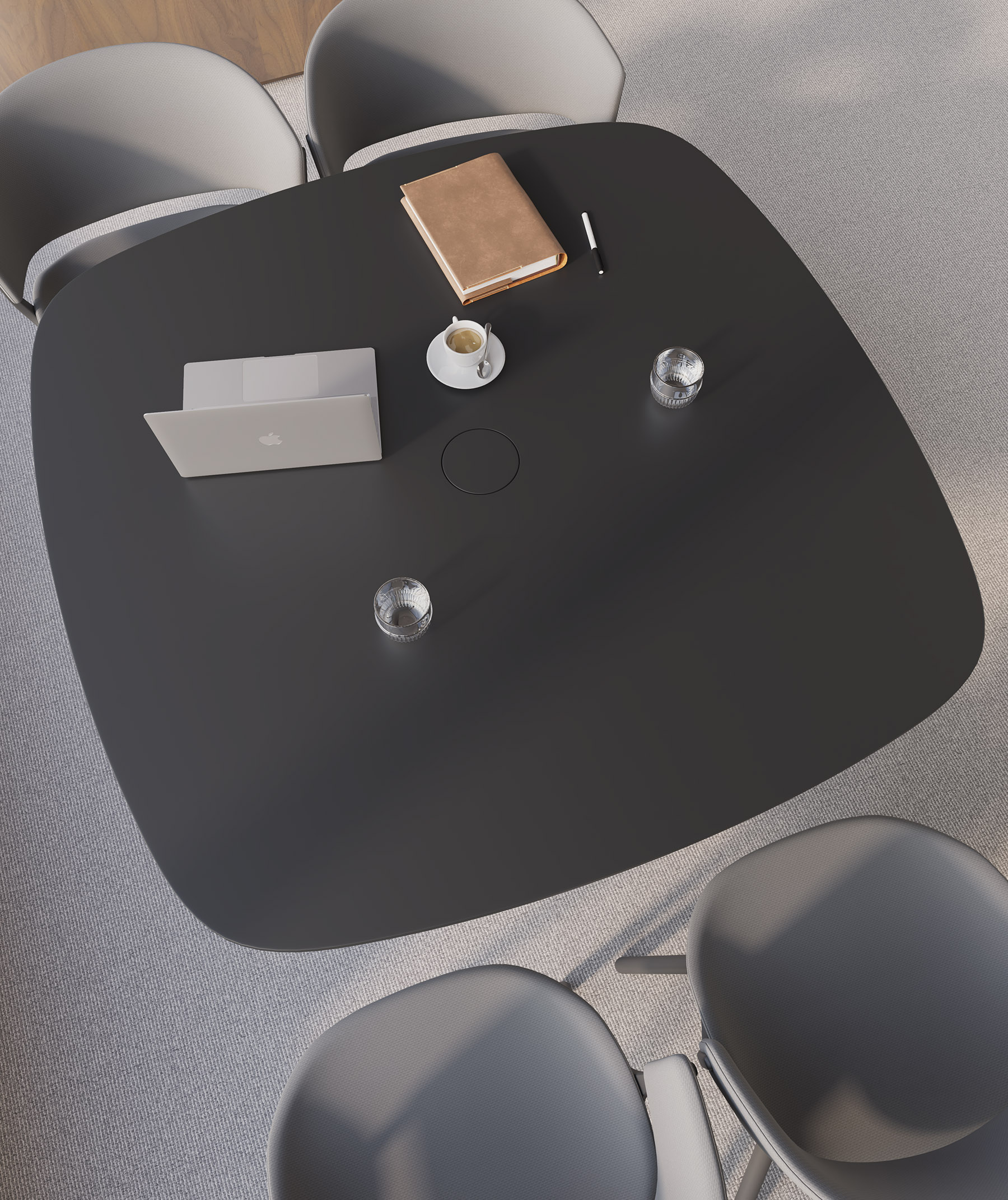 conica cuadrada detalle