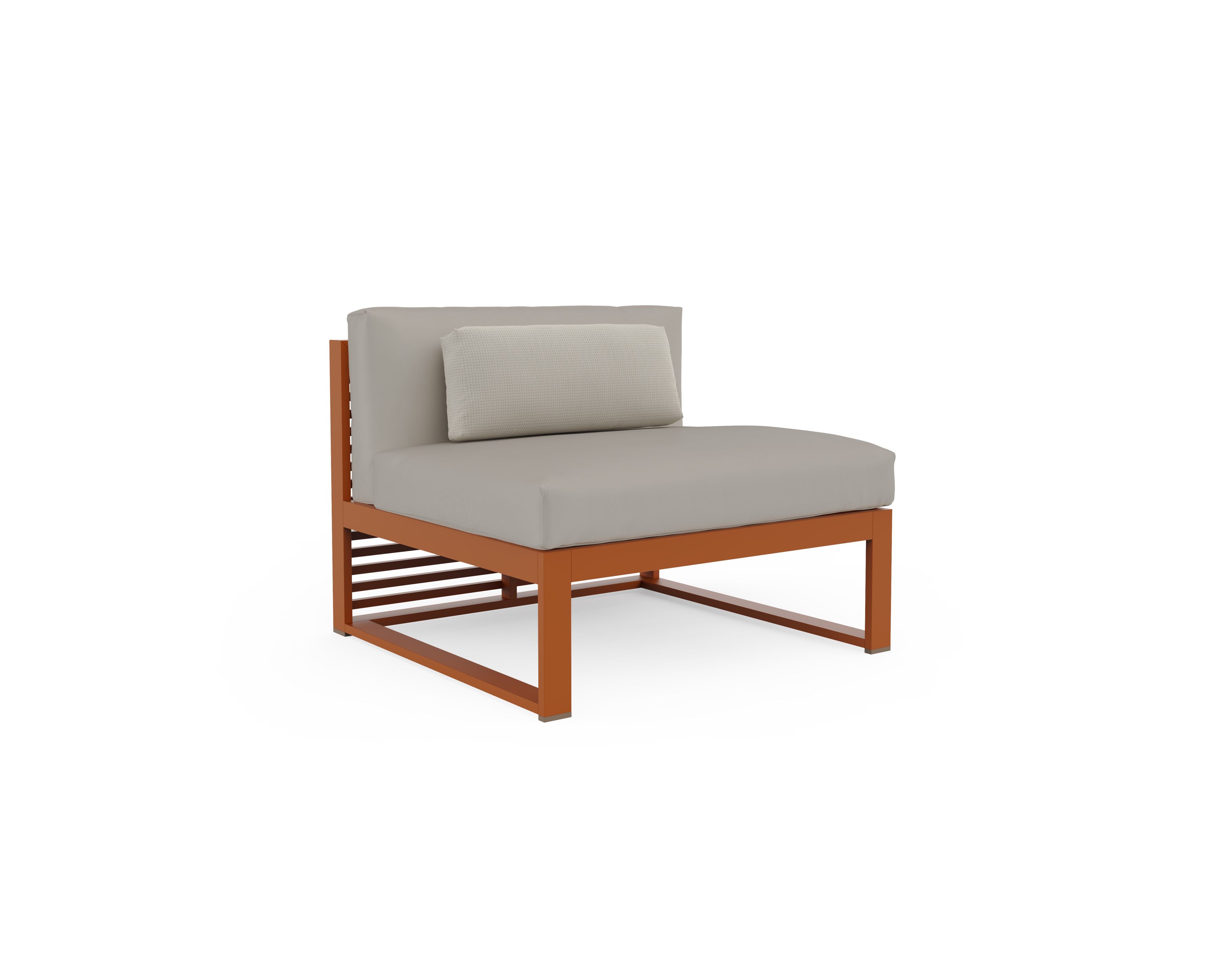 dna sectional 3 orange brown product image 1